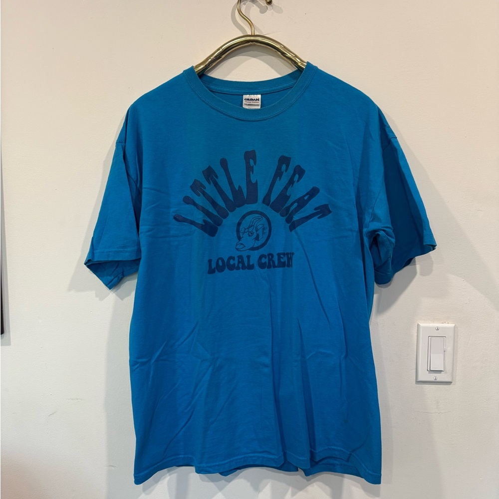 Vintage Little Feat Local Crew Blue Short Sleeve Men's Tee XL